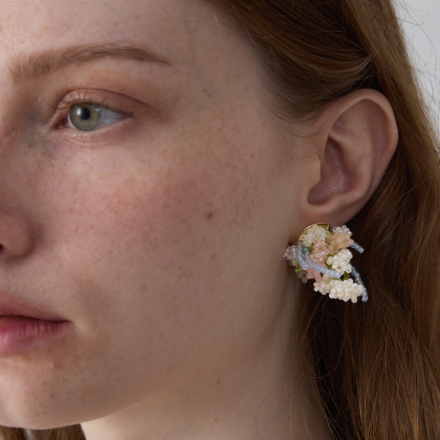 Floral 3D Beaded Earrings - Signature Artistry Handmade Earring, Make The Flowers Bloom