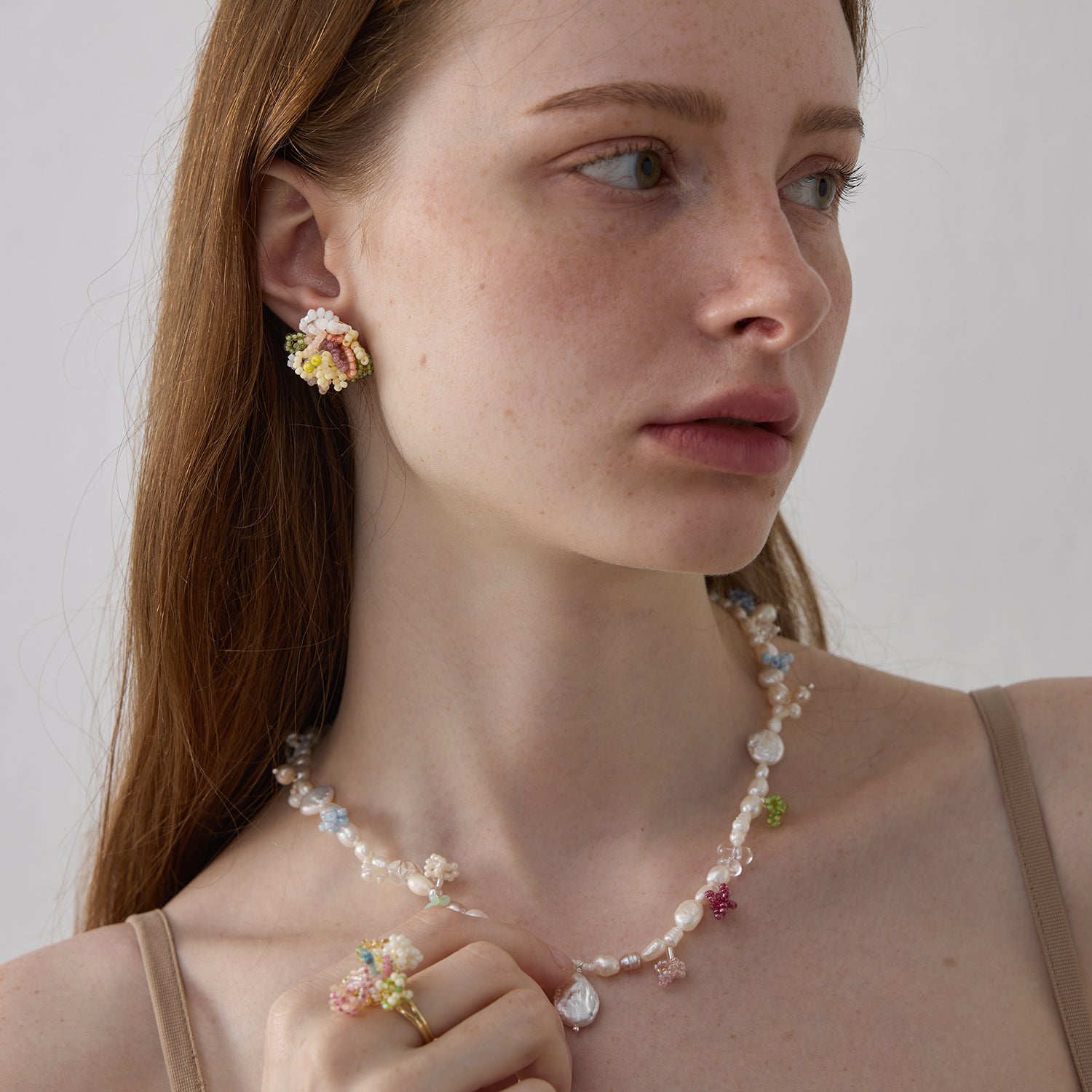 Floral 3D Beaded Earrings - Signature Artistry Handmade Earring, Make The Flowers Bloom