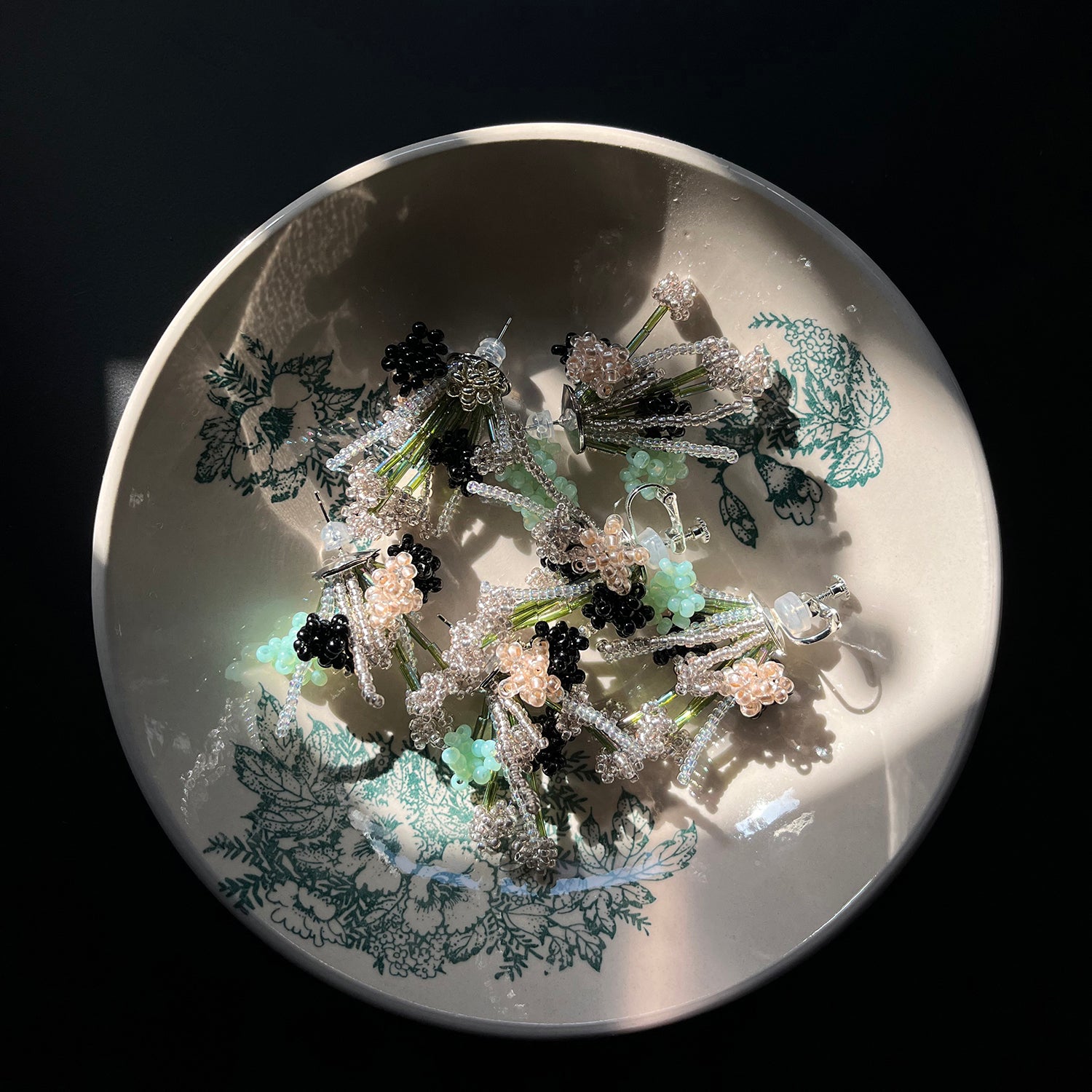 Vegetable-Inspired 3D Beaded Earrings - Avant-Garde Chic